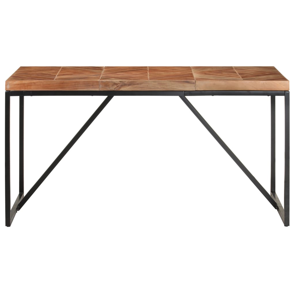 Mesa de comedor HKH de madera maciza de mango y acacia