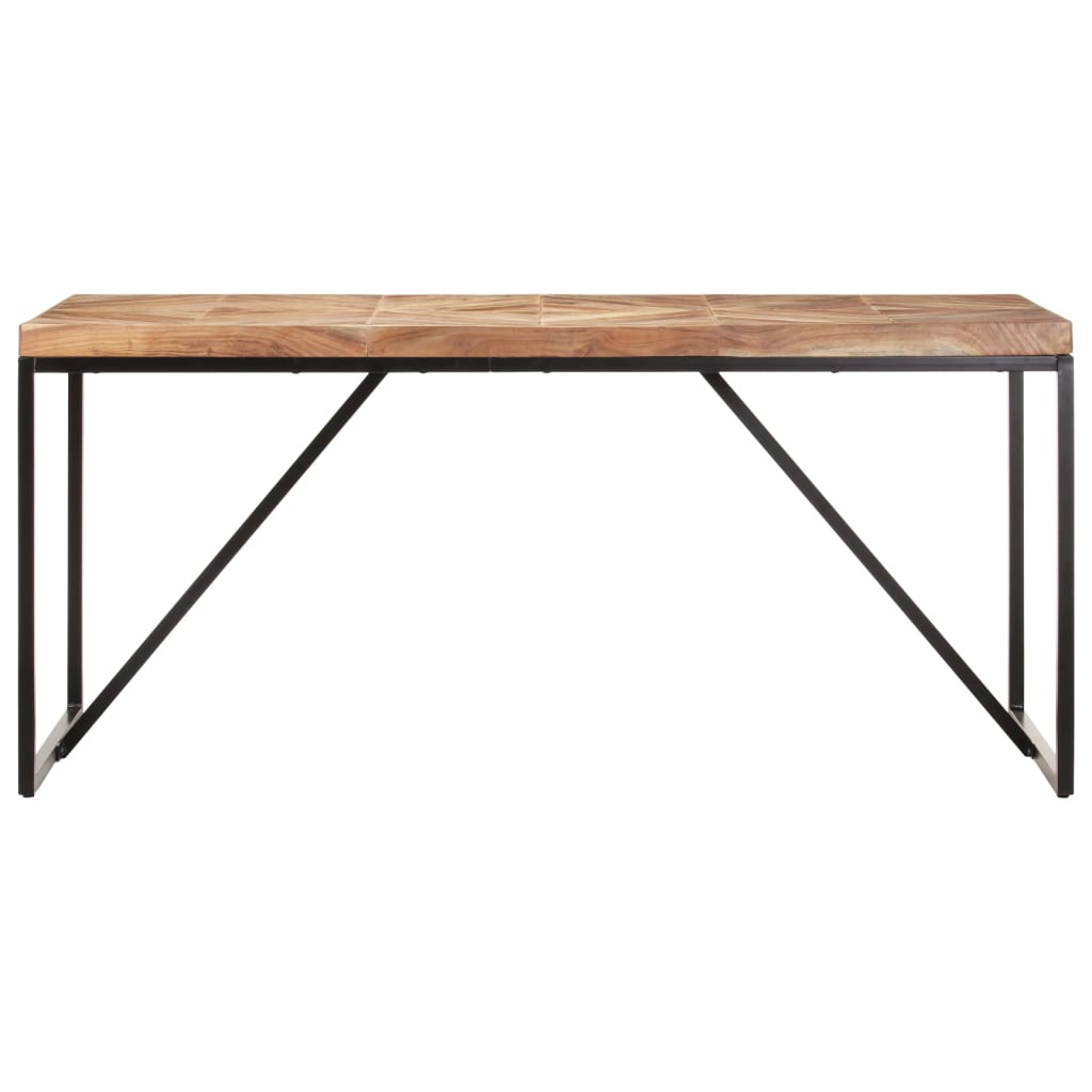 Mesa de comedor HKH de madera maciza de mango y acacia