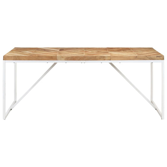 Mesa de comedor HKH de madera maciza de mango y acacia