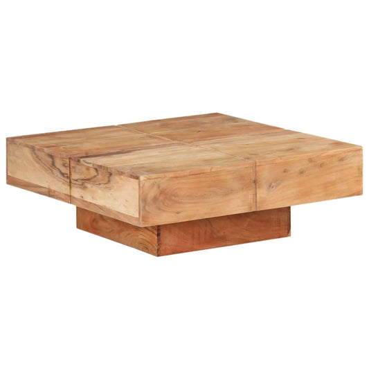 Mesa de centro HKH de madera de acacia maciza
