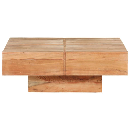 Mesa de centro HKH de madera de acacia maciza