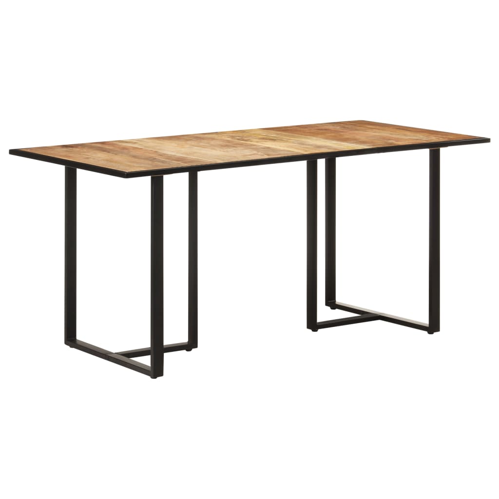 HKH Mesa de Comedor de Madera Aspera de Mango