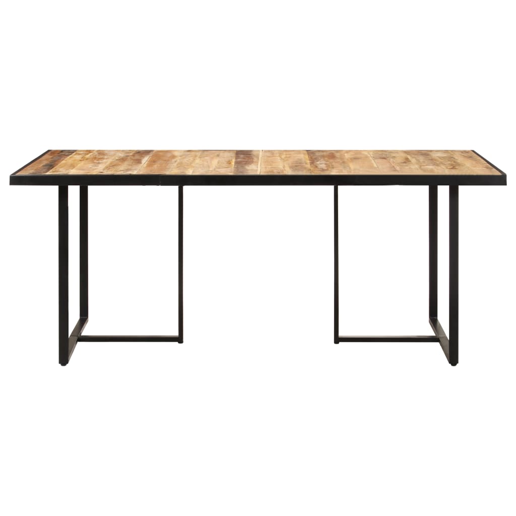 HKH Mesa de Comedor de Madera Aspera de Mango