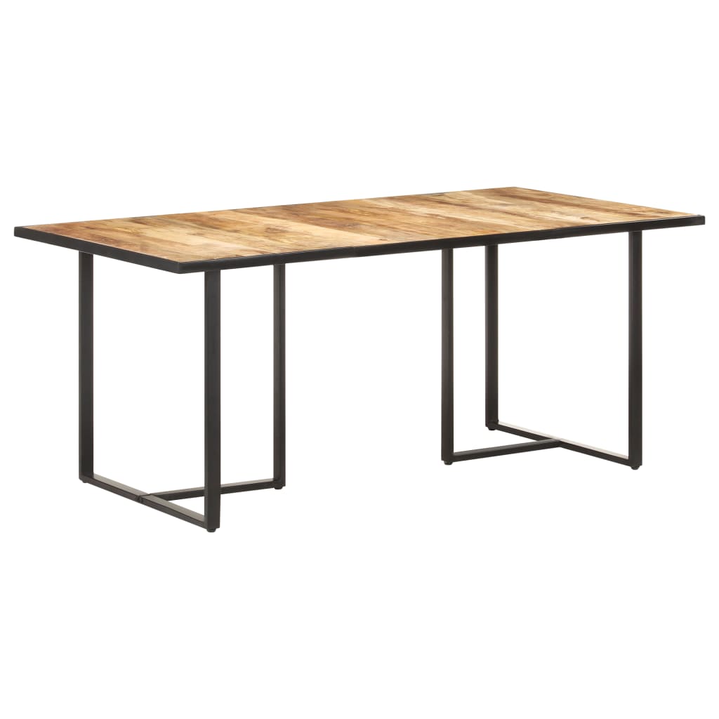 HKH Mesa de Comedor de Madera de Mango Bruta