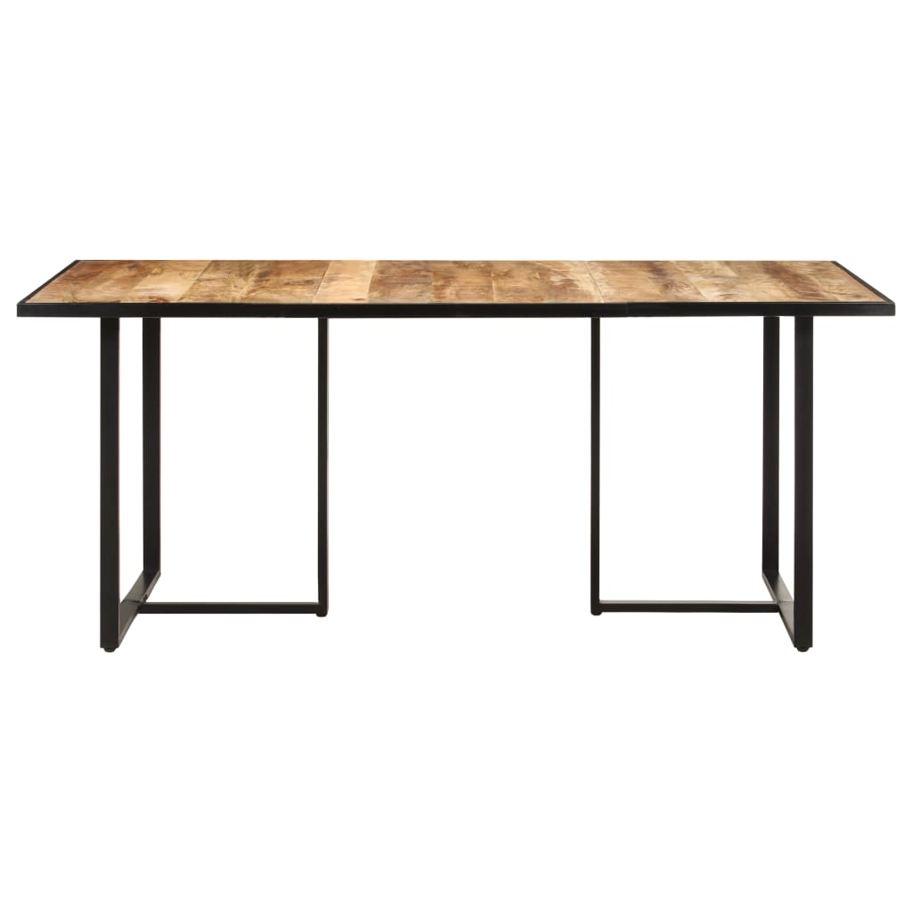 HKH Mesa de Comedor de Madera de Mango Bruta