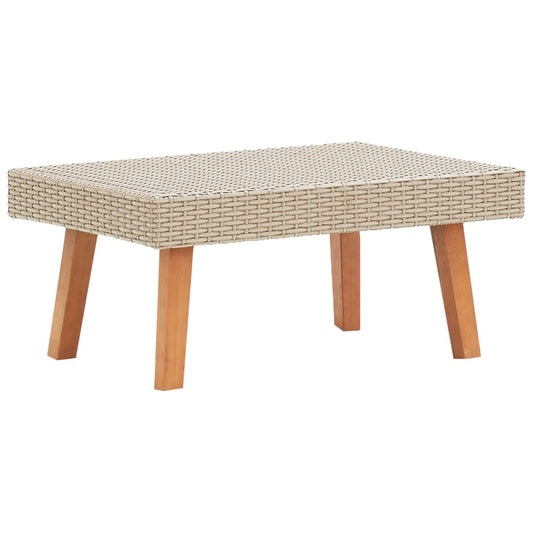 HKH Mesa de Centro para Jardim Vime Pe - Bege