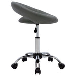 HKH Cadeira de Trabalho com Rodas em Couro Artificial - Cinzento