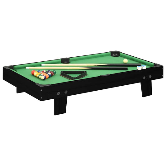 Mini Mesa de Billar HKH 92x52x19 cm - Negro y Verde