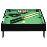 HKH Mini Mesa de Bilhar 92x52x19 cm - Preto e Verde