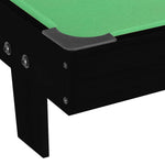 HKH Mini Mesa de Bilhar 92x52x19 cm - Preto e Verde