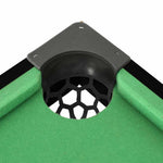 HKH Mini Mesa de Bilhar 92x52x19 cm - Preto e Verde