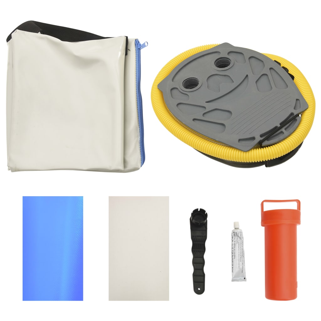 HKH Plataforma Flutuante Insuflável - Azul e Branco