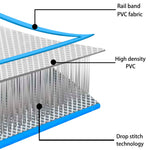 HKH Plataforma Flotante Hinchable - Azul y Blanco