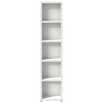 HKH Armários para CD 2 Peças - 21x16x93,5 Cm - Branco