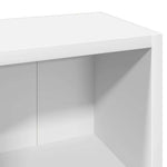HKH Armários para CD 2 Peças - 21x16x93,5 Cm - Branco