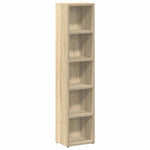 HKH Armarios CD 2 Piezas en Roble Sonoma - 21x16x93,5 Cm