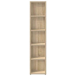 HKH Armarios CD 2 Piezas en Roble Sonoma - 21x16x93,5 Cm