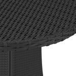 HKH 9 Pcs Conjunto Sofás P/ Jardim C/ Almofadões Vime Pe Cinzento - Cinzeto