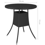 HKH 9 Pcs Conjunto Sofás P/ Jardim C/ Almofadões Vime Pe Cinzento - Cinzeto