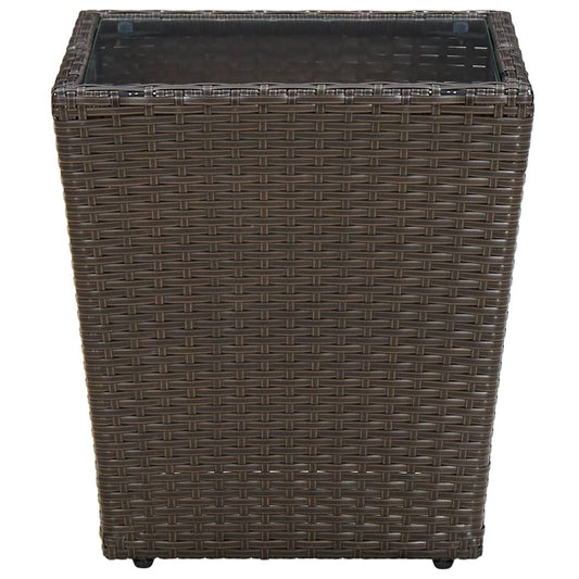 HKH 7 Pcs Conjunto Sofás P/ Jardim C/ Almofadões Vime Pe Cinzento - Cinzeto