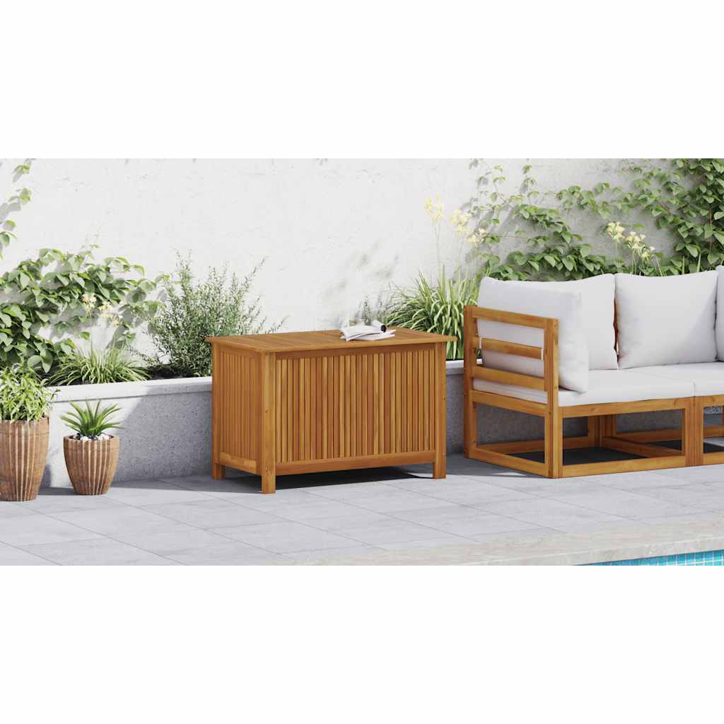 HKH Baúl de Almacenamiento para Jardín Madera Maciza de Acacia - Marrón