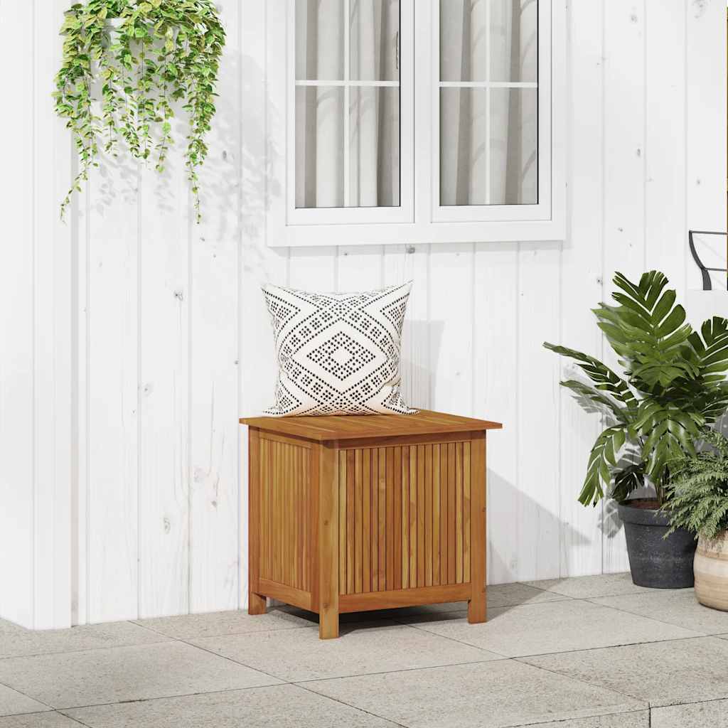 HKH Caja de Almacenamiento de Jardín de Madera Maciza de Acacia - Marrón