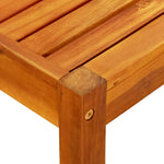 HKH Mesa de Jardim 85x57x29 Cm Madeira de Acácia Maciça - Marrom