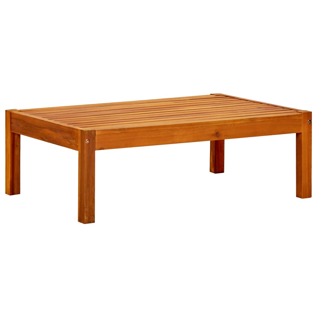 HKH Apoyapiés de Jardín 2 Piezas Madera de Acacia Maciza - Gris