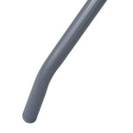 HKH Mesa de Jardim 80 Cm Aço e Vidro -claro - Cinzento