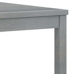 HKH Mesa de Centro 100x50x33 Cm Madeira de Acácia Maciça - Cinzento