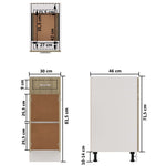 HKH Mueble Bajo C/Cajones Lyon en Roble