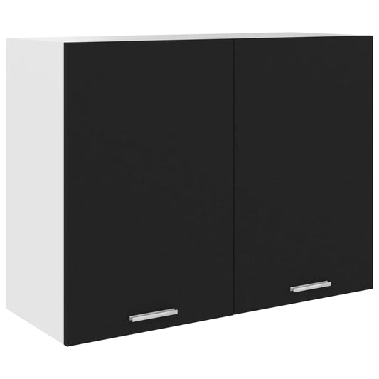 HKH Armário de Parede Lyon - 80x31x60 Cm - Preto