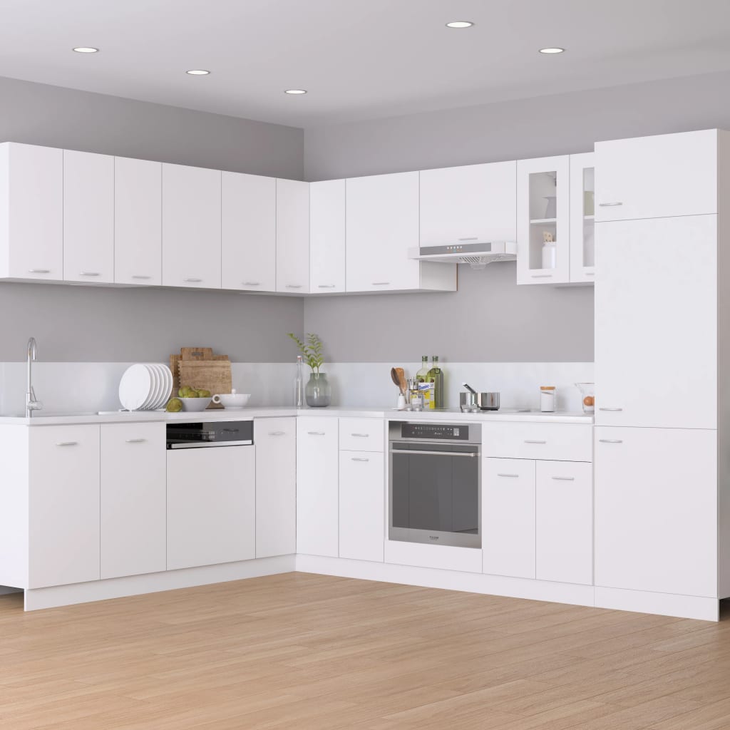 Mueble bajo de esquina HKH Lyon - 75,5x75,5x81,5cm - Blanco