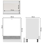 Mueble para horno Riga de HKH en cemento - Gris