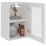 HKH Armário de Parede C/ em Vidro Lyon - 40x31x60 Cm - Branco