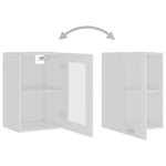 HKH Armário de Parede C/ em Vidro Lyon - 40x31x60 Cm - Branco