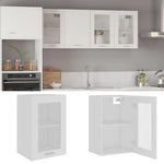 HKH Armário de Parede C/ em Vidro Lyon - 40x31x60 Cm - Branco