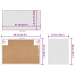 HKH Armário de Parede Lyon - 60x31x40 Cm - Branco