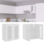 HKH Armario de Pared C/ Cristal Lyon - 60x31x60 Cm - Blanco