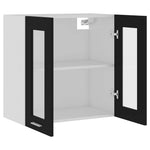 HKH Armario de Pared C/ Cristal Lyon - 60x31x60 Cm - Negro