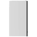 HKH Armario de Pared C/ Cristal Lyon - 60x31x60 Cm - Negro