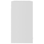 Armario de pared HKH con puerta de cristal Lyon - 80x31x60 cm - Blanco