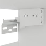 Armario de pared HKH con puerta de cristal Lyon - 80x31x60 cm - Blanco