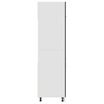 HKH Armário para Frigorífico Lyon - 60x57x207cm - Preto