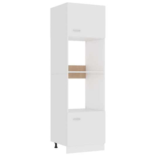HKH Armário para Micro - Ondas Lyon - 60x57x207 Cm - Branco