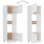 HKH Armário para Micro - Ondas Lyon - 60x57x207 Cm - Branco