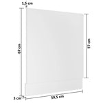 HKH Painel Máquina Lavar Louça Lyon - Cinzento