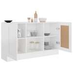 HKH Aparador Moderno de derivados de Madera, Mdf 120 X 30,5 X 70 Cm - Blanco