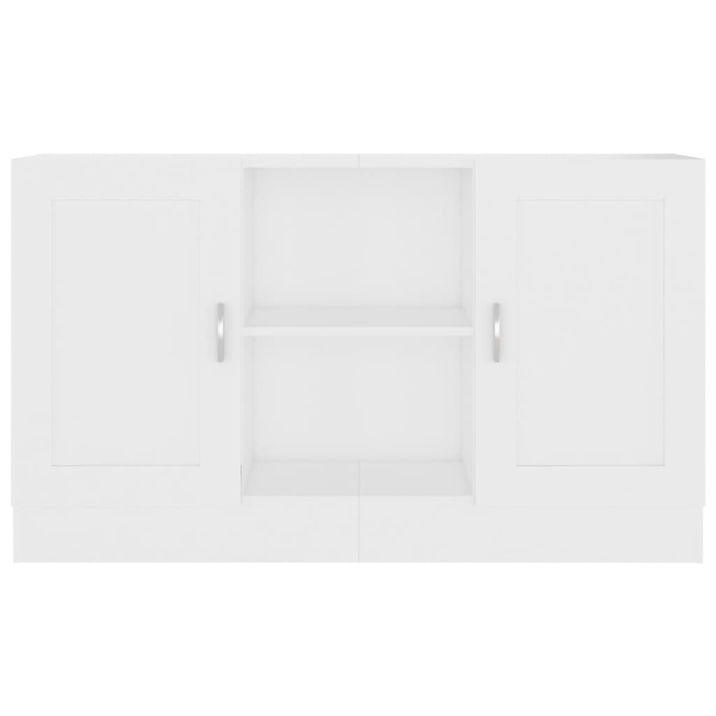 HKH Aparador Moderno de derivados de Madera, Mdf 120 X 30,5 X 70 Cm - Blanco