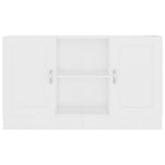 HKH Aparador Moderno de derivados de Madera, Mdf 120 X 30,5 X 70 Cm - Blanco